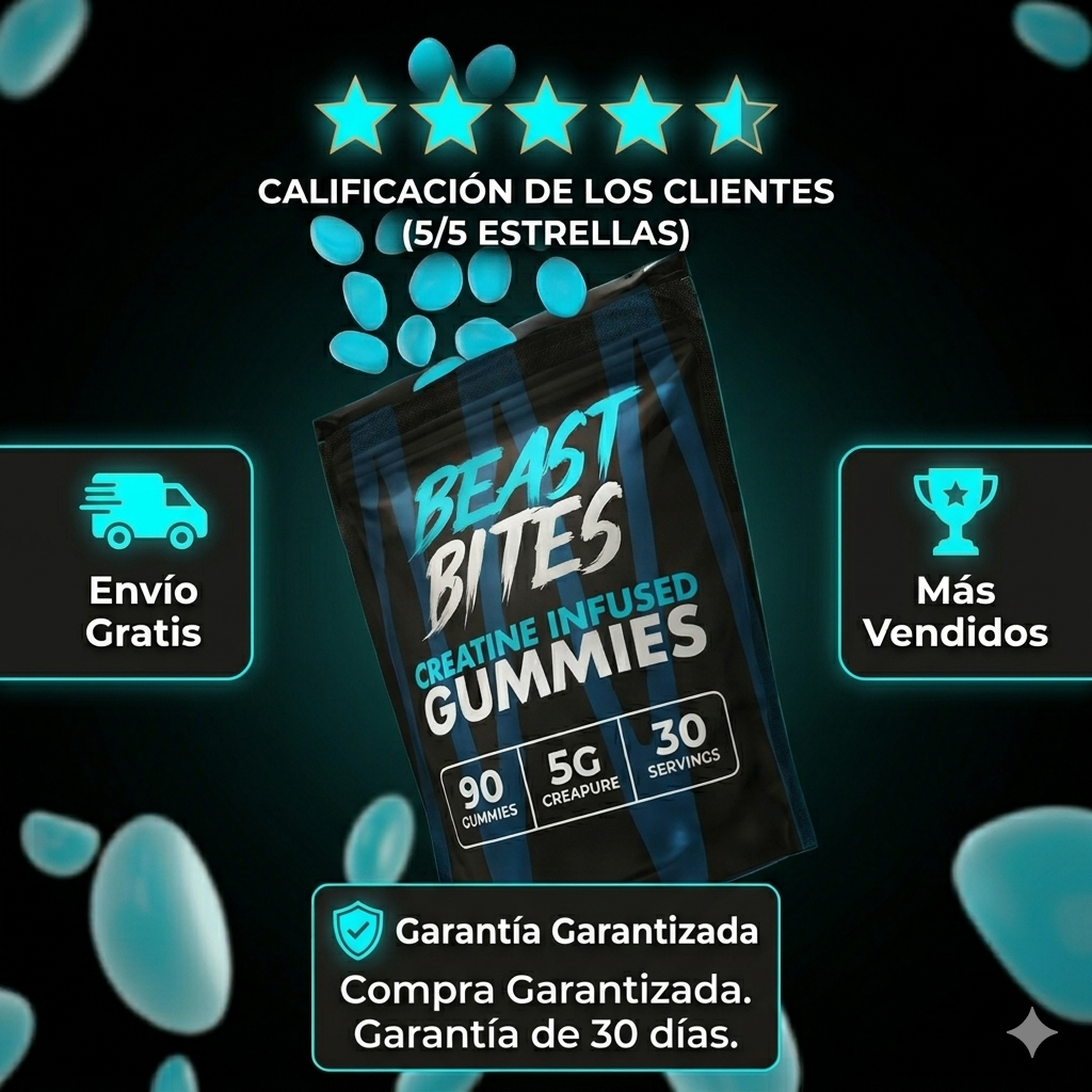 Beast Bites -Gomitas de Creatina Monohidratada
