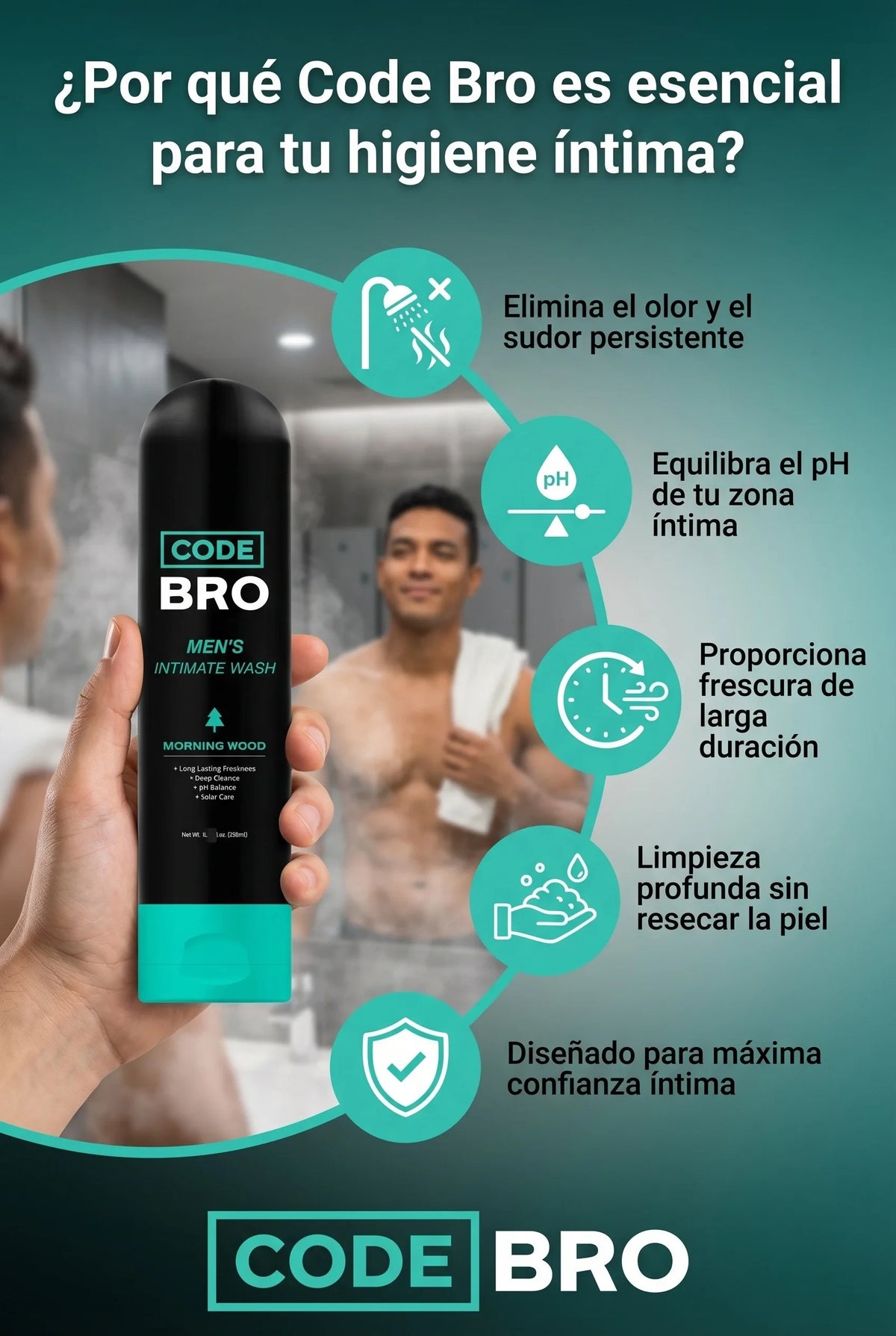 Bro Code -Jabon Intimo masculino -