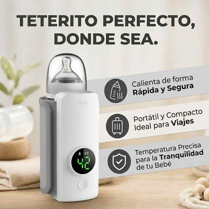 Calentador de biberones recargable inalámbrico portátil