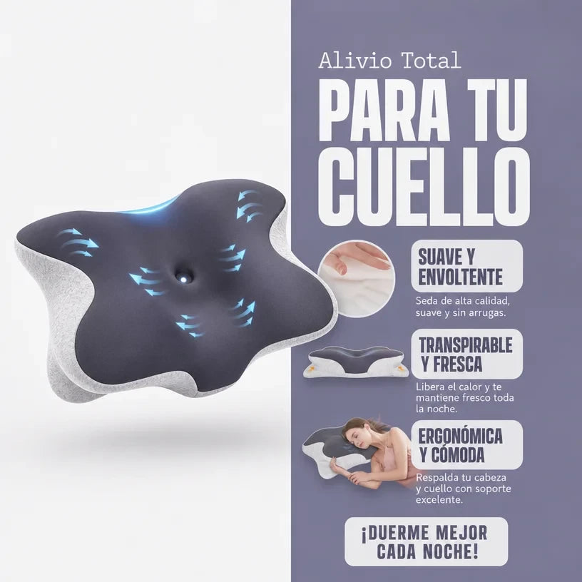 Almohada Cervical Mariposa - Postura Perfecta