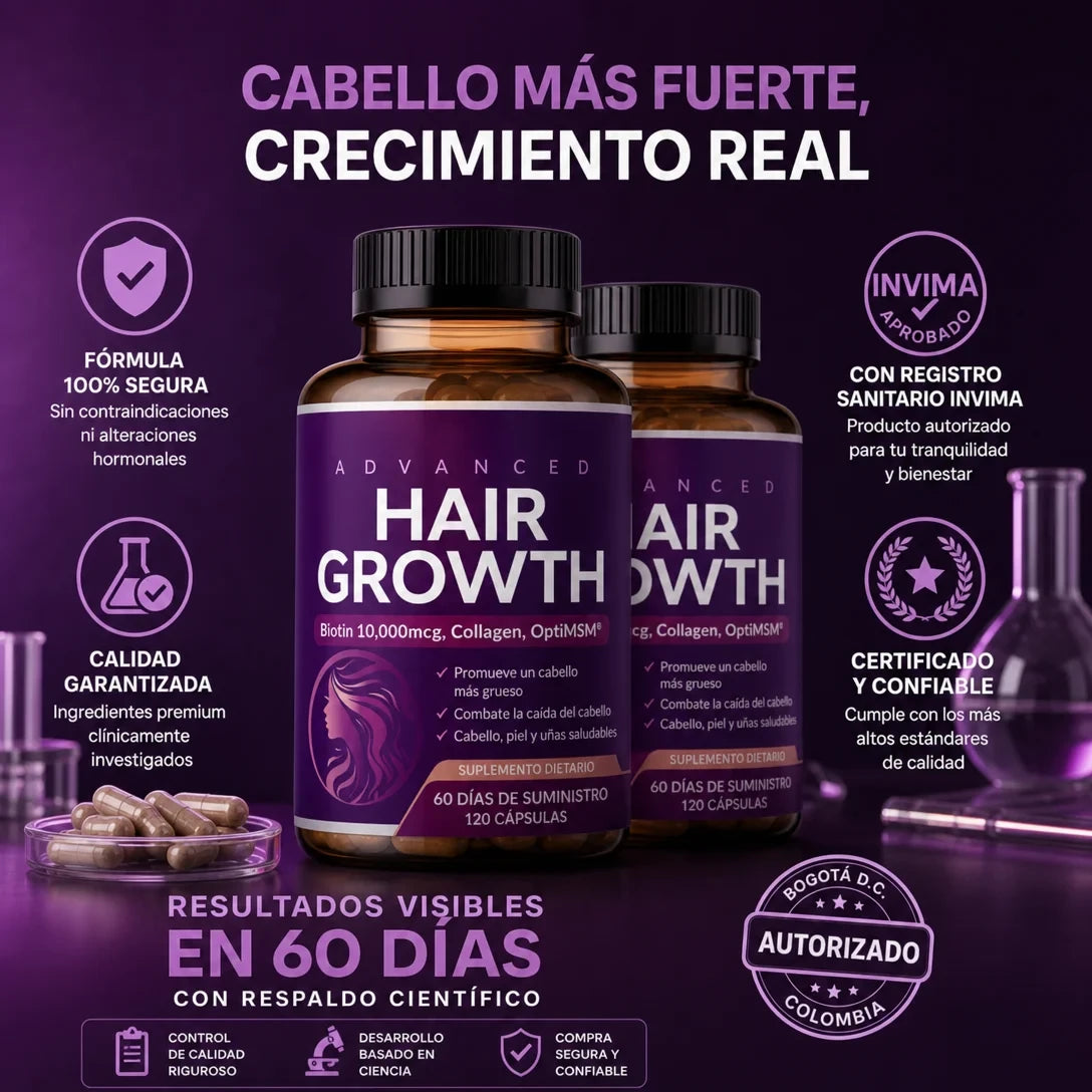 Hair Growth - Vence la calvicie día a día