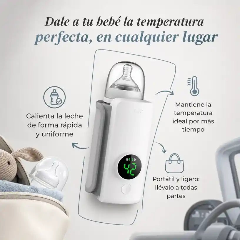 Calentador de biberones recargable inalámbrico portátil
