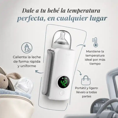 Calentador de biberones recargable inalámbrico portátil