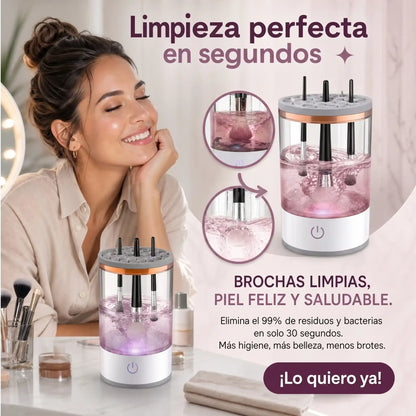 Limpiador Automático de Brochas de Maquillaje