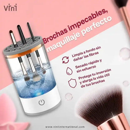 Limpiador Automático de Brochas de Maquillaje
