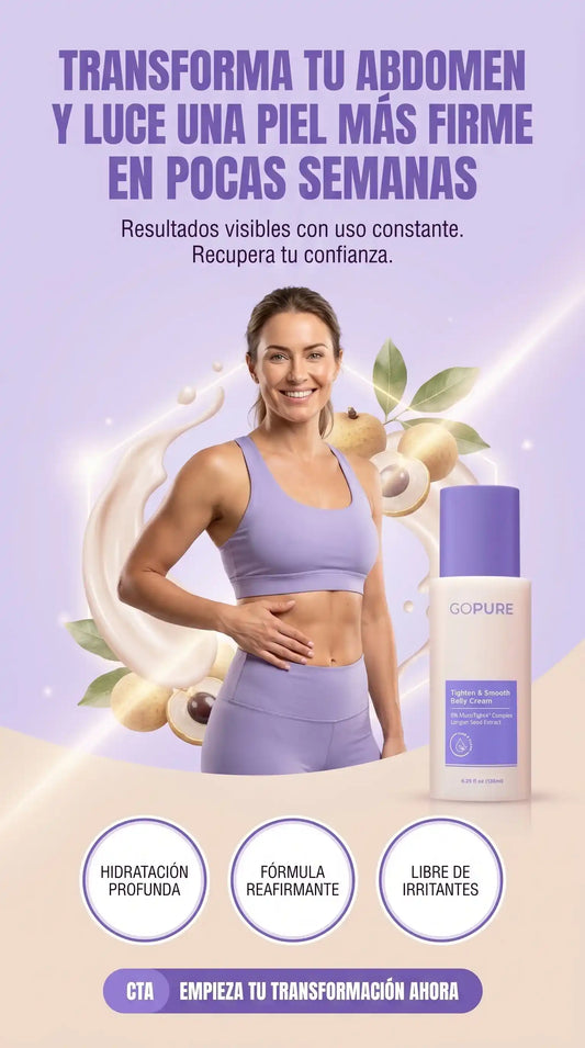 Go Pure - Reafirma tu abdomen y quita estrias en un mes