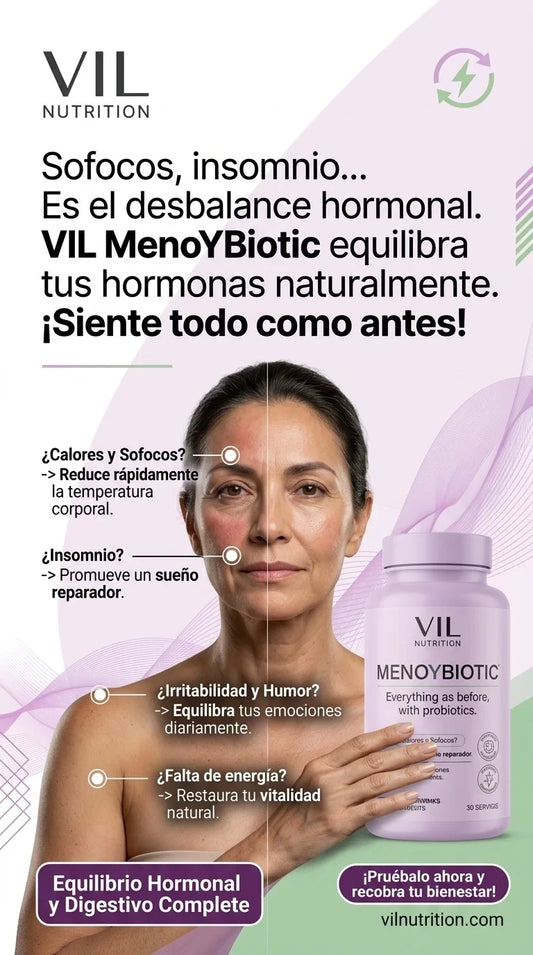 MenoYBiotic - Equilibrio en la Menopausia